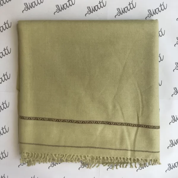 Swati Woolen Shawl for Mens olive