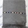 Lot wool mens shawl heavy weight grey