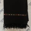Lot wool Black Swati Shawl for men pure woolen