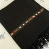 Lot wool Black Swati Shawl for men pure woolen