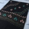 Women Woolen Shawl with printed and hand embroidery