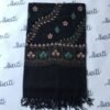 Women Woolen Shawl with printed and hand embroidery