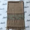 Swati Woolen Shawl with Feroza color embroidery