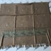 Swati Woolen Shawl with Feroza color embroidery