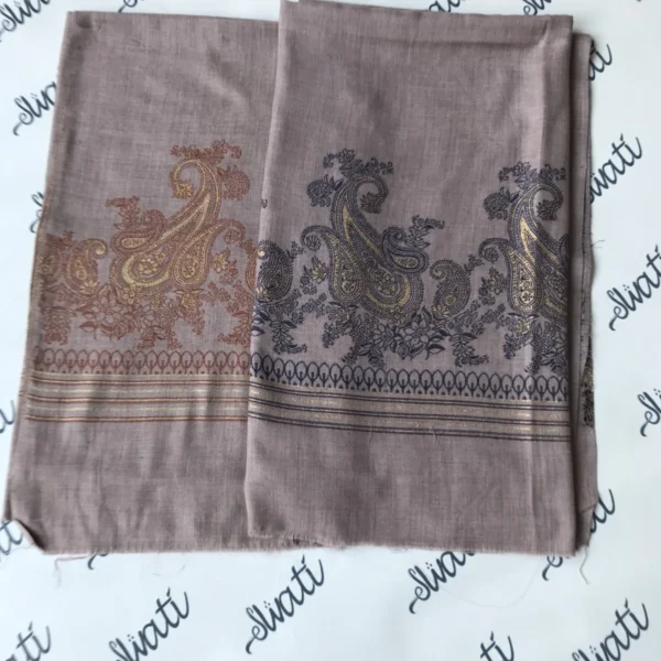 Pashmina Shawl with shine attractive embroider