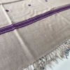 Swati Women Shawl with Purple Swati Embriodery