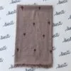 Women Swati Woolen Shawl with mehroon hand embroidery