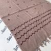 Women Swati Woolen Shawl with mehroon hand embroidery