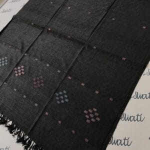 Black malesha khaddi swati shawl