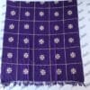 Women woolen purple shawl with swati hand embroidery