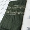 Green Swati Woolen Shawl Karosha Embroidered
