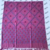 Pink Islampuri women shawl with pink hand embroidery