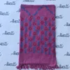 Pink Islampuri women shawl with pink hand embroidery