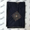 Summer Shawl hand embroidered dark blue for women