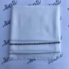 96 Wool Soft and Lightweigth Mens Swati Shawl - Off white