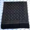 Black Pashmina Shawl with full embroidery for women