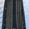 Black Pashmina Shawl with full embroidery for women