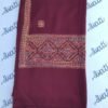 Maroon Pashmina Shawl with elegant hand embroidery