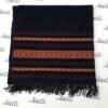 Traditional Velvet Shawl for Men – Dark Blue