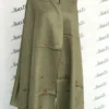 Khadai Embroided Women Woolen Shawl Dark Elachi Color