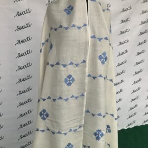 Light Women Shawl with Swati Embroidery Soft and Light Weight