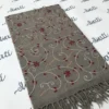Swati Shawl for women dark attractive woolen shawl with hand embroidery