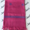 Woolen hand embroidery pink color swati embroidery women shawl