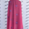 Woolen hand embroidery pink color swati embroidery women shawl