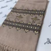 Attractive women woolen shawl camel color
