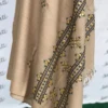 Attractive women woolen shawl camel color