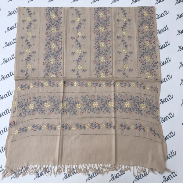 Taar Kashi and hand embroidery light color attractive design