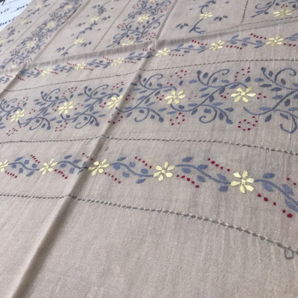 Taar Kashi and hand embroidery light color attractive design