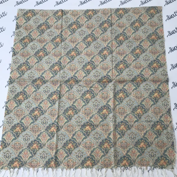 Women woolen shawl with attractive printed desing