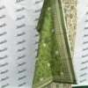 3 Piece Printed Summer Lawn unstitched dress with green and light color