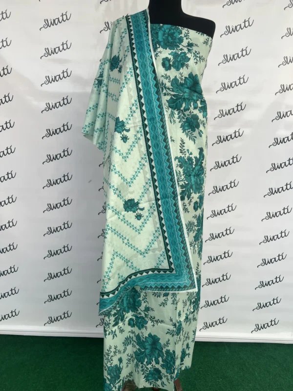 Attractive Light Color Summer Lawn 3 Piece Printed