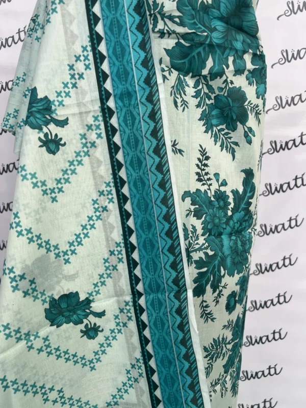 Attractive Light Color Summer Lawn 3 Piece Printed