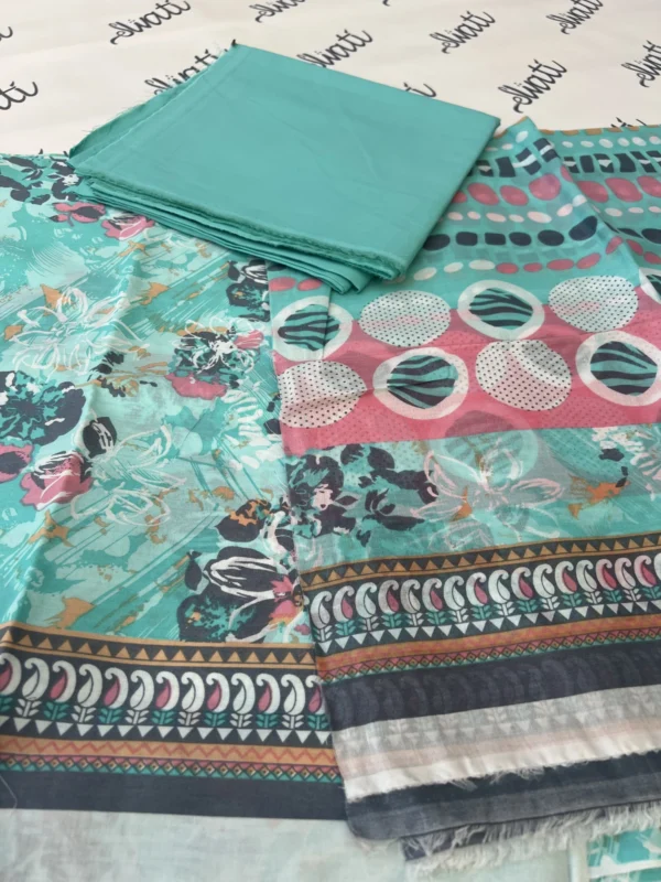 Printed 3 piece Feroza Color Lawn unstitched