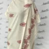 Summer Lawn Shawl Hand embroidered Offwhite Color for ladies