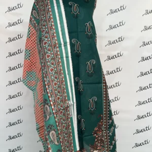Unstitched Printed Lawn 3 Piece Suit