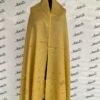 Swati Camel Color Khadai Woolen Shawl With Colorful Embroidery