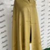 Swati Camel Color Khadai Woolen Shawl With Colorful Embroidery