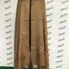 Swati Brown Color Woolen Shawl With Multi-color Embroidery