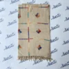 Attractive hand-embroidered woolen swati shawl with multi color embroidery