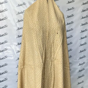 Attractive Design Cream Color Winter Swati Shawl
