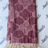 Attractive Red Color Woolen Winter Swati Shawl