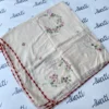 Attractive Cream Color Swati Shawl with Colorful Hand-embroidery