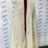 Attractive Cream Color Swati Shawl with Colorful Hand-embroidery
