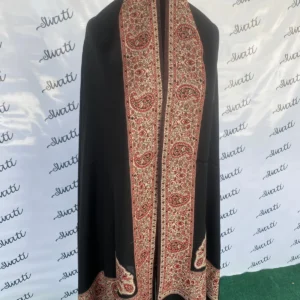 Beautiful Pashmina Kaani Black Color Shawl