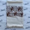 Attractive Swati Woolen Machine-embroidery Off-white Shawl